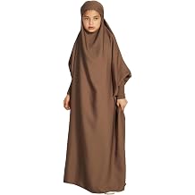 ODIZLI Muslim One Piece Prayer Hijab Dress Women Hooded Abaya Full Cover Islam Dubai Modest Robe