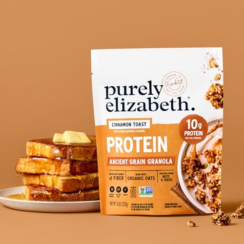 Image of Purely Elizabeth, Protein Granola, Variety Pack, 8oz Bags (3 Pack)