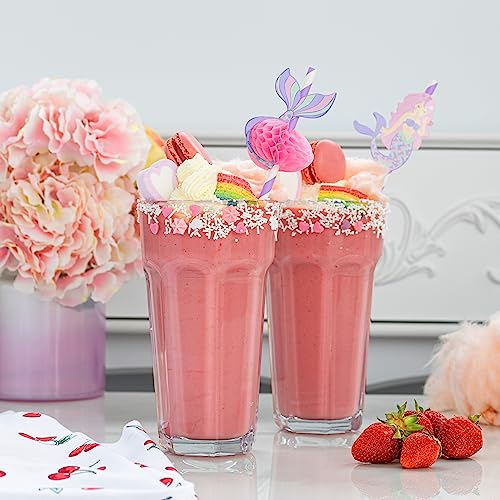 Verre Long Drink Verres XXL | 630 ml | Lot de 6 | Highball Gobelet Eau Verres à Jus Soda Limonade Tumbler à Cocktail | Sécurité au Lave Vaisselle | Collection Alva | Transparent – Image 5