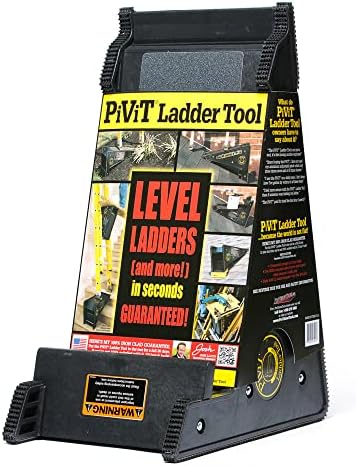 ProVisionTools, Inc. PiViT LadderTool Extension Ladder, Leveling Tool, and Stable Platform for All Surfaces - DPVT