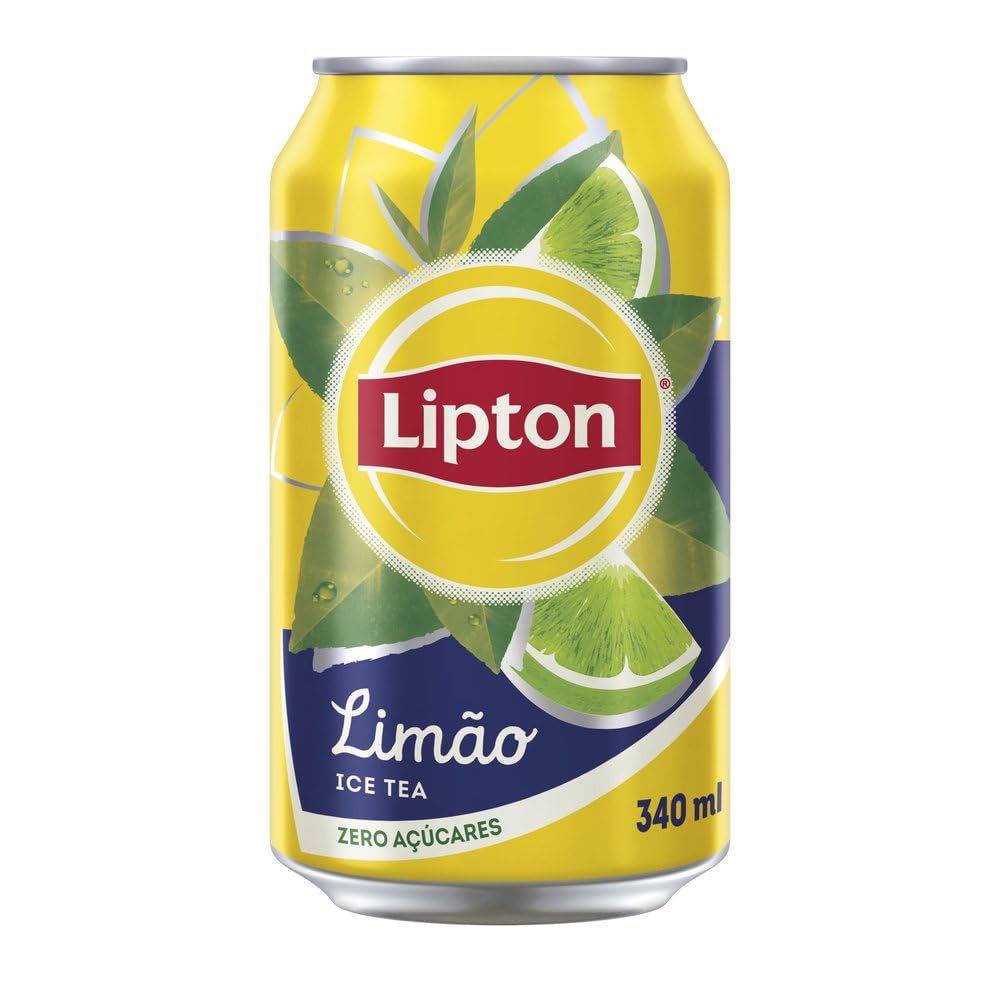 Lipton品 Chá Gelado de Limão Lipton Pack com 12 Unidades de 340ml Cada