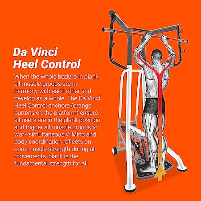 GRAVITYGYM: Bodyweight Training Equipment, Orange, Plastic & Alloy Steel