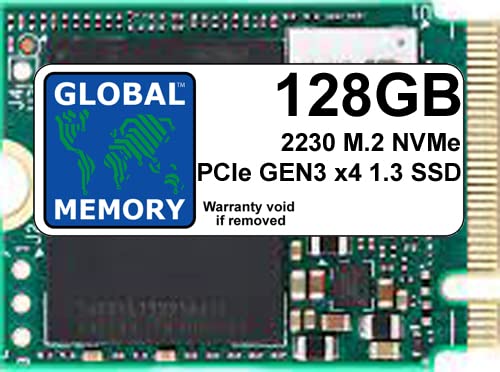 Unidad de estado sólido (SSD) M.2 2230 PCIe Gen3 x4 NVMe de 128 GB para portátiles, computadoras de escritorio, servidores, estaciones de trabajo, placas base
