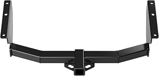 Trailer Hitch, 2 inch Towing Hitch Receiver with Class 3 Hitch Cover Compatible with Jeep Grand Cherokee 1999-2004