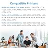 67XL Ink Cartridges Black Color Combo Pack, Compatible for HP Ink 67, Compatible for DeskJet 2855e 2755e 2700 2700e 2800e 4155e 4255e 2734e 4100 2827e 4100e 4227e Envy 6055e 6000 6400 6455e Printer