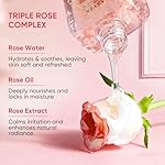 Rose Elixir Body Wash for Women, Moisturizing Essence Shower Gel with Triple Rose Formula, Hydrating Natural Cleanser, Gentle Foaming & Multi-Oil Nourishment, 7 oz - Image 3