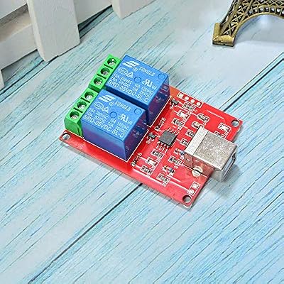 Comimark 1Pcs USB Control 2-Way 5V 2 Channel Relay Module Computer Control PC Intelligent