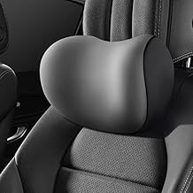 SHOPPOFOBIX Car Neck Pillow,Neck Pain Relief for Long Drive Car Seat Back Head Rest Memory Foam Pillow for Driving with Adjustable Strap,and Breathable Removable Cover (Car)