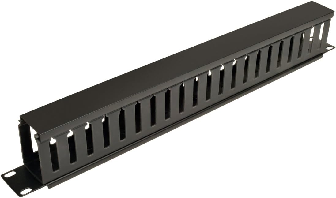 Amazon.com: Tripp Lite SRCABLEDUCT1U Rack Enclosure Horizontal Cable ...