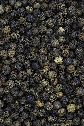 India Tree Tellicherry Black Pepper Whole Peppercorn, 11-Ounce Bag, Aromatic, Large, Plump Peppercorns #TOP1