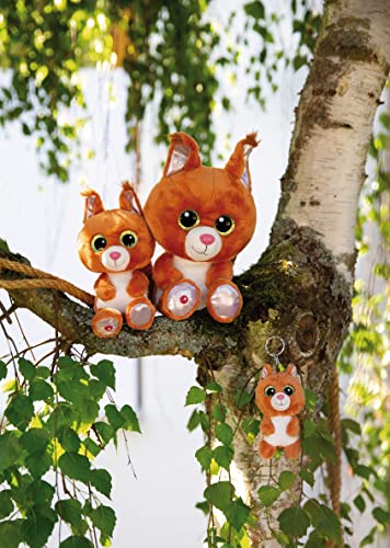 NICI 47692 Schlüsselanhänger Glubschis Eichhörnchen Squibble 9cm Green, BRAUN