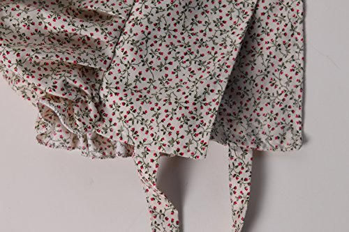 Girls Classic Calico Pioneer Bonnet - 4-8 Years (Choose Color)4