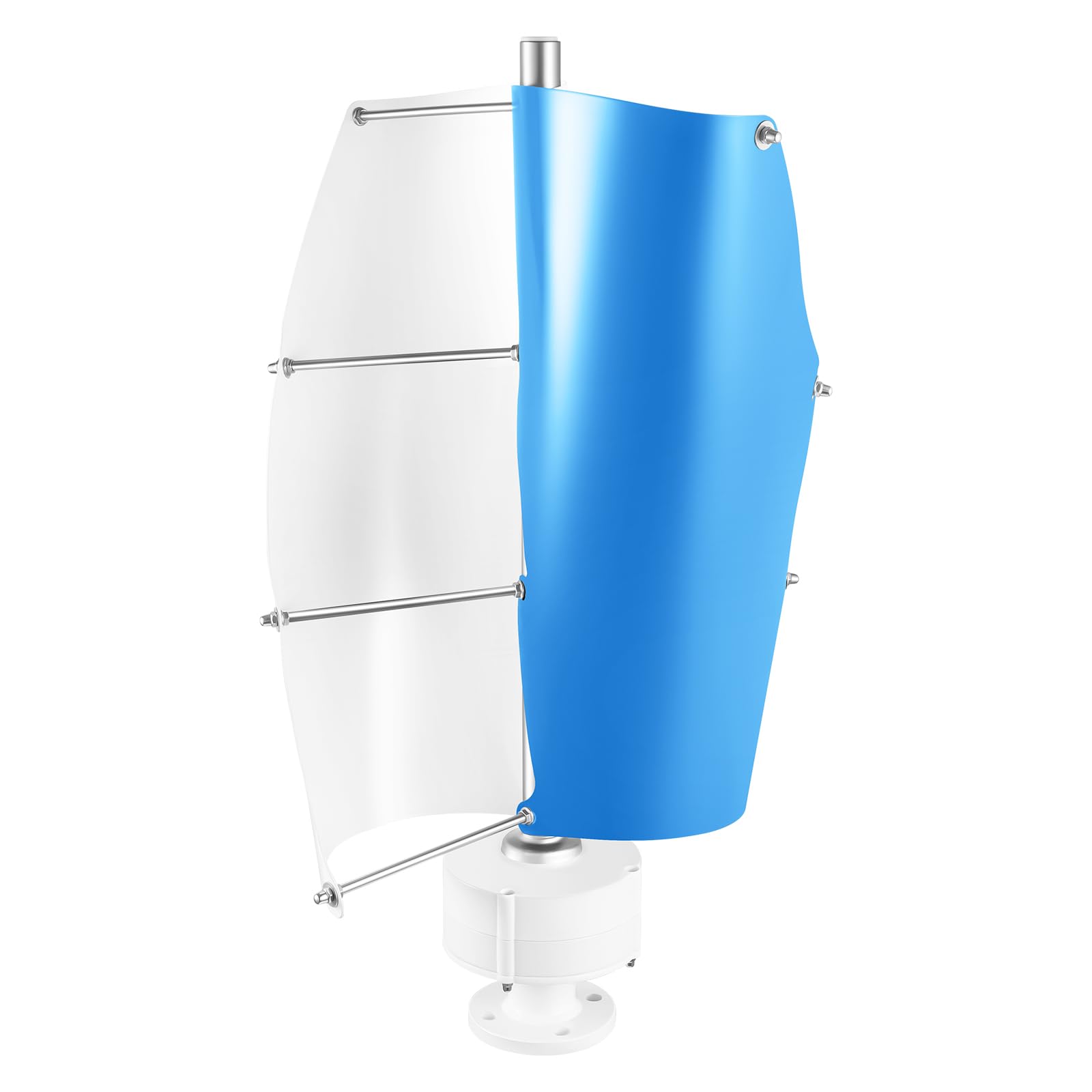 Turbina eólica vertical de turbina eólica 500 W, ejes verticales, turbina eólica con unidad de control, generación eléctrica, turbina eólica, 24 V