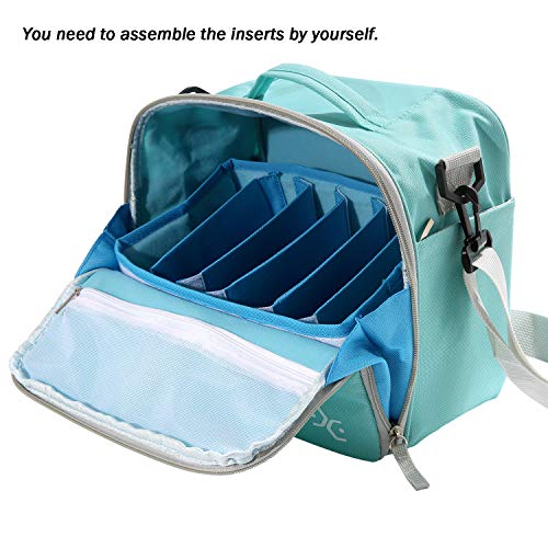 Togood Storage Tote Bag For Marker Pens Brush Pen Coloring Pencils Books Art And Crafts Supplies Tools Cosmetics, Up To 130 Pens,Light Green #TOP6