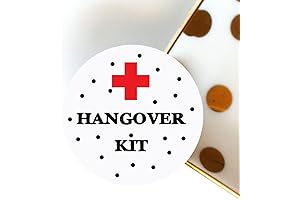 120 Pcs Hangover Sticker Kit - Party Favor, Survival, Hangover Kit