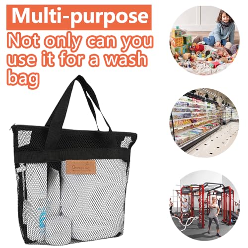 Rotema Portable Shower Bag - College Dorm Essentials, Everyday Household Shower Basket for Toiletries4