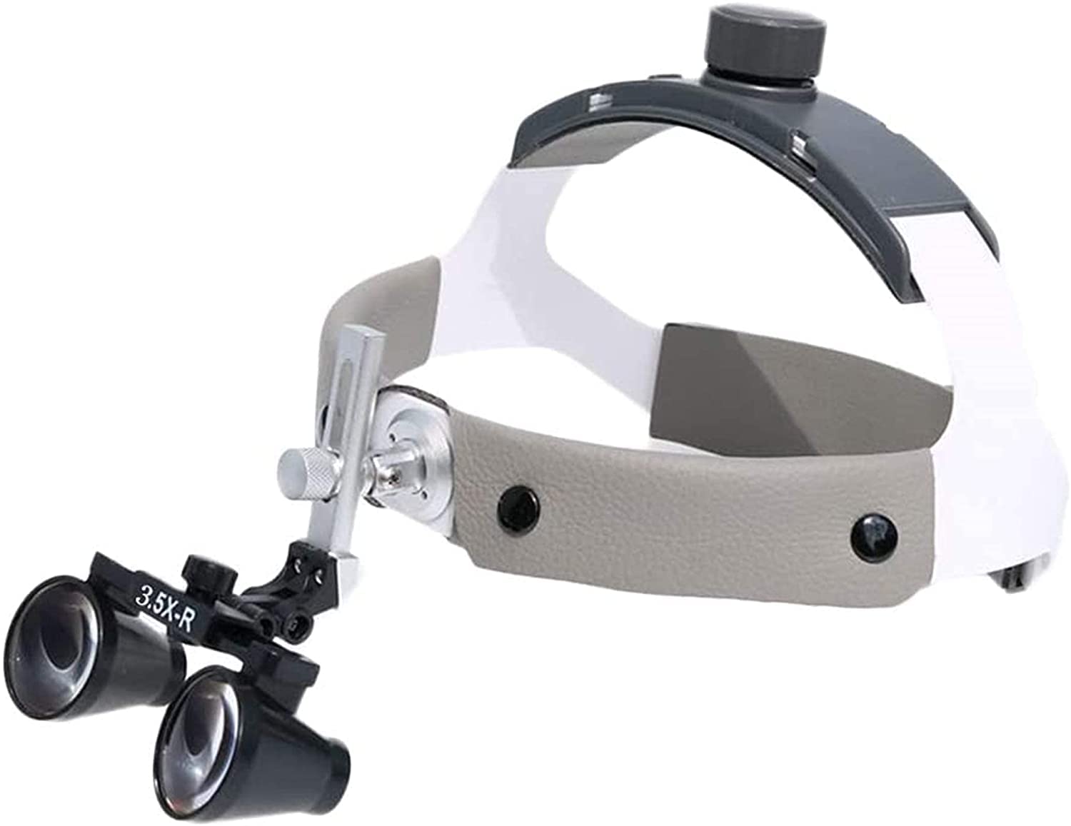 asdchZen Magnifying Glass Headband Magnifier,Handheld Digital Magnifier, Headlamp Magnifier 2.5X/3.5 Oral Cavity Dentistry Surgery Binocular Headband Loupes Profession Magnifier