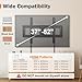XINLEI TV Wandhalterung für 37-82 Zoll Flach&Curved LED/LCD/OLED Fernseher bis zu 60Kg, Neigbare TV Halterung Max VESA 600x400mm, Universelle Kompatibilität