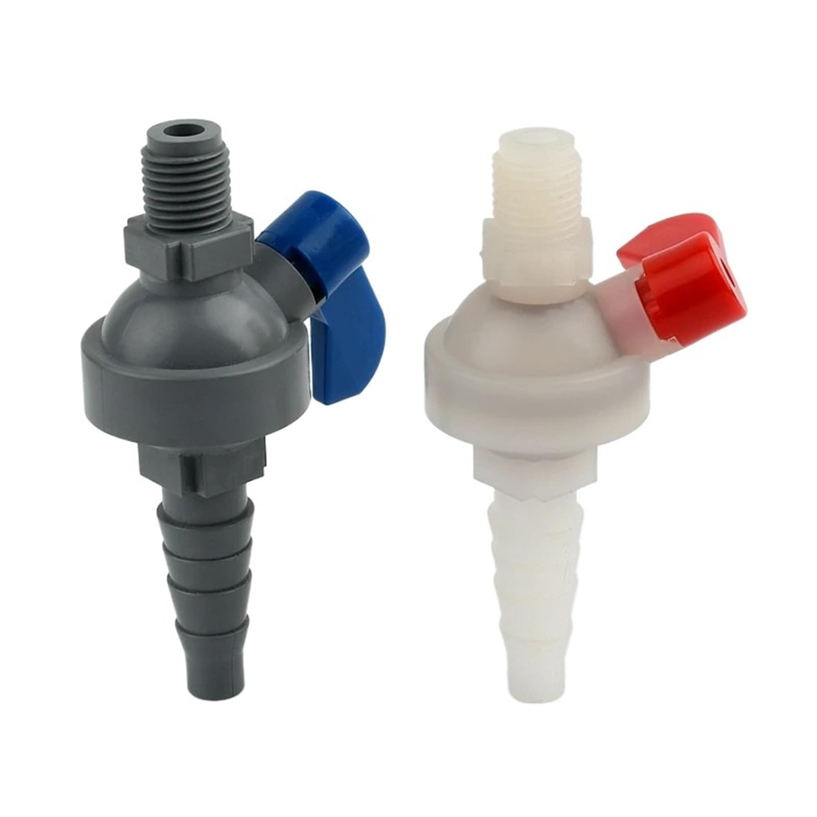 Trgyjgkf Men's Pph Thread 1I4 1Pc G1/4‘’ Cpvc Pvdf Pph Upvc Pagoda Sampling Valve Quick Connect Aquarium Joint Pipeline Water Intake On-Off(Pph Thread 1I4)