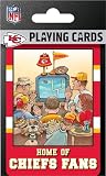 Masterpieces Adult Playing Cards - Officially Licensed NFL Kansas City Chiefs 54 Card Deck