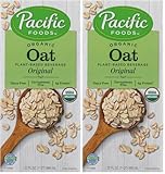 Pacific Natural Foods Organic Natural Oatmeal Beverage - Original - 32 Fl oz (Pack of 2)