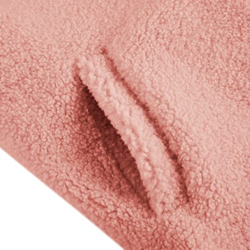 rrhss Baby Girls Faux Fur Teddy Long Coat Toddler Kids Winter Fleece Jacket Warm Outwear Clothes3