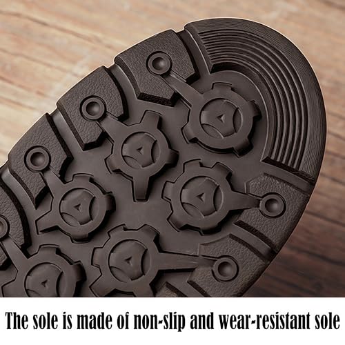 Matufit Shoes for Men, Genuine Leather Slip-On Loafers, Lightweight Non-Slip Comfort Shoes, Waterproof Fashion Casual Footwear for Walking, Work, and Daily Wear4