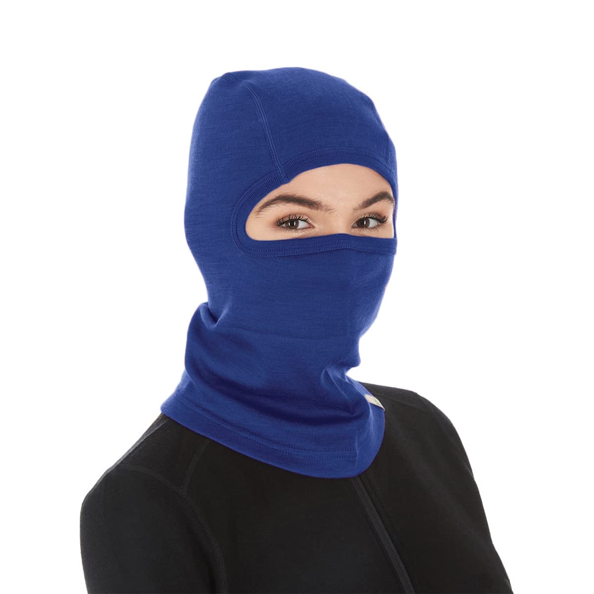 Minus33 Merino Wool Unisex Royal Blue 100% Merino Wool Balaclava - Winter Ski Mask - Face Mask - Cold Weather Gear - One Size