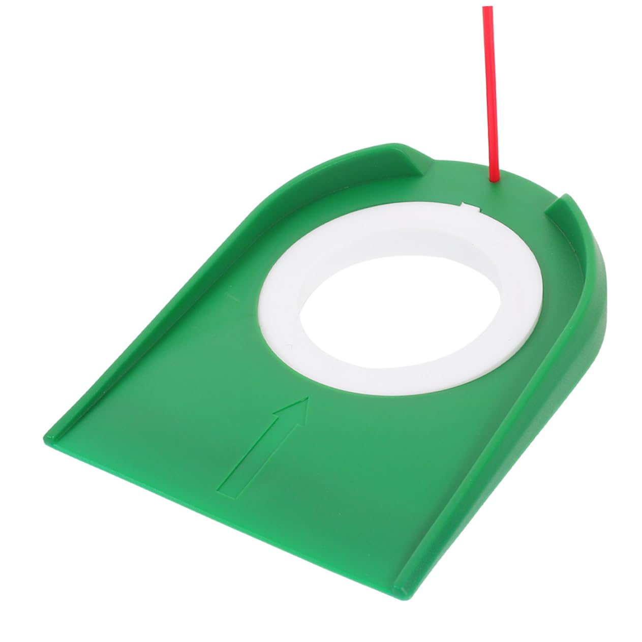 Yardwe 9 Stück Golf Trainings Putting Cup aus Abs Grün Leicht und Tragbar für Präzises Üben Drinnen oder Büro