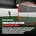 PowerNet Soccer Goal for Backyard & Outdoor Games, Portable Soccer Net, Sports & Outdoors Training Equipment for Practice, 1 Goal & Zipper Storage Bag (12 x 6 FT)