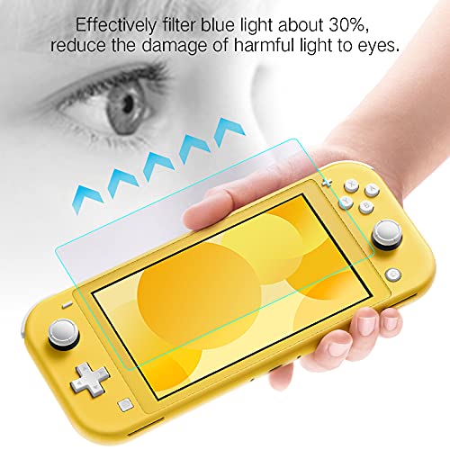 Perfectsight Anti Blue Light Anti Glare Tempered Glass Screen Protector Compatible With Nintendo Switch Lite 5.5 Inch, [Eye Protection] [Great Gaming Experience] - Matte Clear Anti Fingerprint 1 Pack #TOP3
