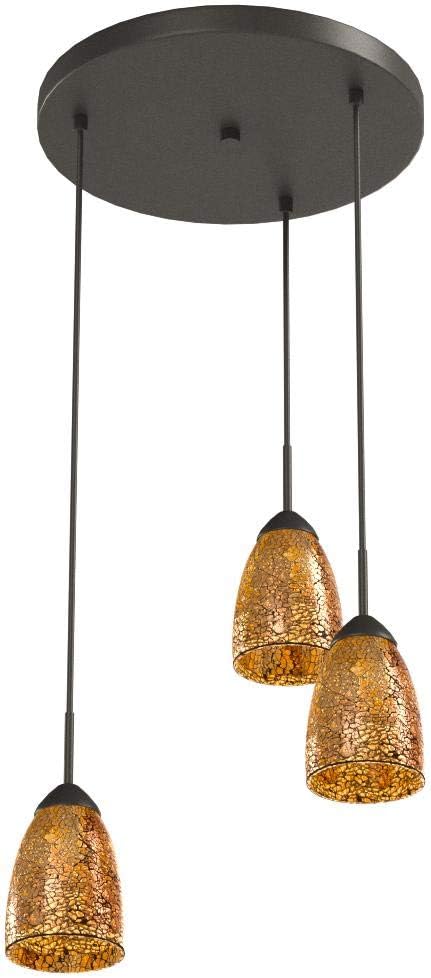 New Product Woodbridge Lighting 13224MEB-M20AMB Venezia 3-Light Multi-Light Pendant, Metallic Bronze Big Sale Woodbridge Lighting 13224MEB-M20AMB Venezia 3-Light Multi-Light Pendant, Metallic Bronze