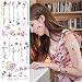 Qpout Blumen Temporäre Tattoos für Frauen Mädchen Kinder, 8 Blatt Wasserdichte Realistische Arm Ärmel Blume Rosa Rose Tätowierung Aufkleber Hand Rücken Hals Handgelenk Dekoration-Blume Vogel Reh