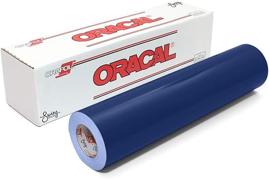 Oracal 651 Glossy Permanent Vinyl 12 Inch x 6 Feet - Dark Blue