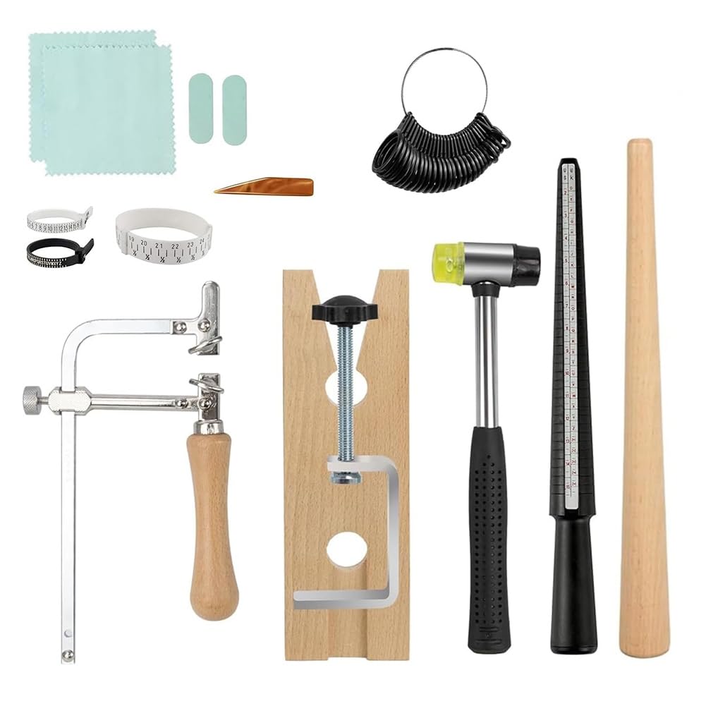Outils de fabrication de bagues et kit de polissage avec scie