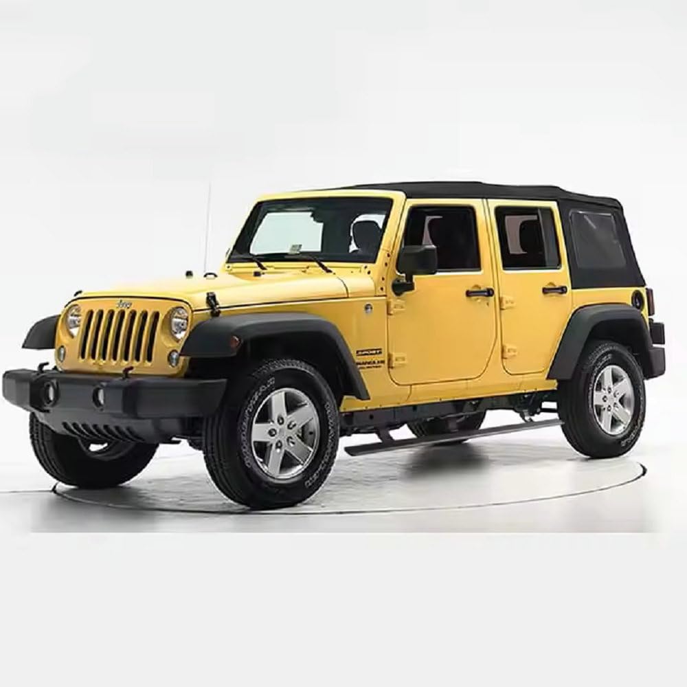 Pedane laterali elettriche adatte per Jeep Wrangler JK 4 porte 2008-2017, 2008-2017, 2 pezzi