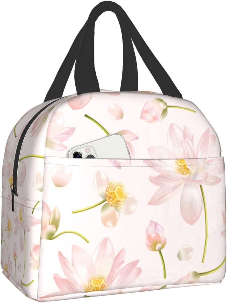 Borsa Termica Per Pranzo A Forma Di Teschio Con Rose - Riutilizzabile