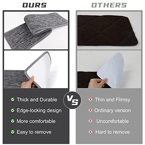 Stair Treads For Wooden Steps, 15 Pcs Non-Slip Carpet Stair Treads 8" X 30", Indoor Stair Runners With Reusable Adhesive For Kids Elders And Pets #TOP3