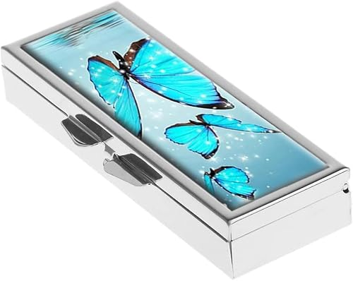 Miniatura 9 de Pastillero con textura de mármol para bolso o pastillero de bolsillo, cajas decorativas, caja de regalo, organizador de píldoras para pastilleros de