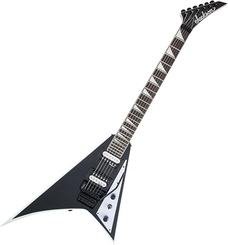 Jackson JS Series Rhoads JS32 - Negro con biseles blancos