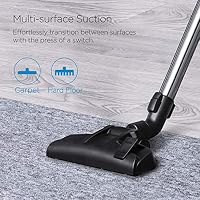 Eureka Canister Vacuum Cleaner, Household Vacuum for Home, Bagless Blue — image 2