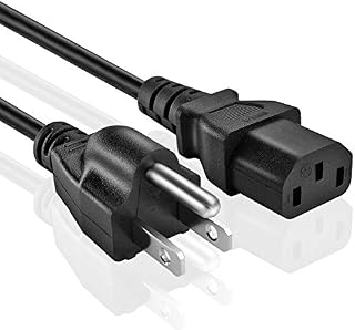 Omnihil 15 Feet AC Power Cord Compatible with LyxPro SPA-8 CompAC t 8"