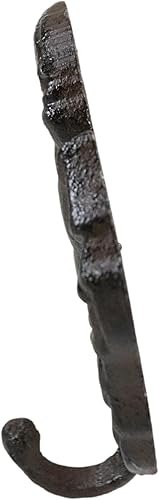 Miniatura 5 de Ebros Gift Paquete de 2 ganchos de pared de hierro fundido rústico náutico costero mariscos mariscos cangrejo de pared para colgar abrigos, llaves,