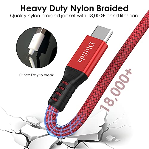 Dbilida 240W for Thunderbolt 3 Cable 40Gbps 8K 60Hz, 4K 144Hz 4FT, USB4 USB C Display Cable for MacBook Pro Air, SSD, Dell XPS HP, iPhone 17, SSD, Mac mini M4 Pro - image 5