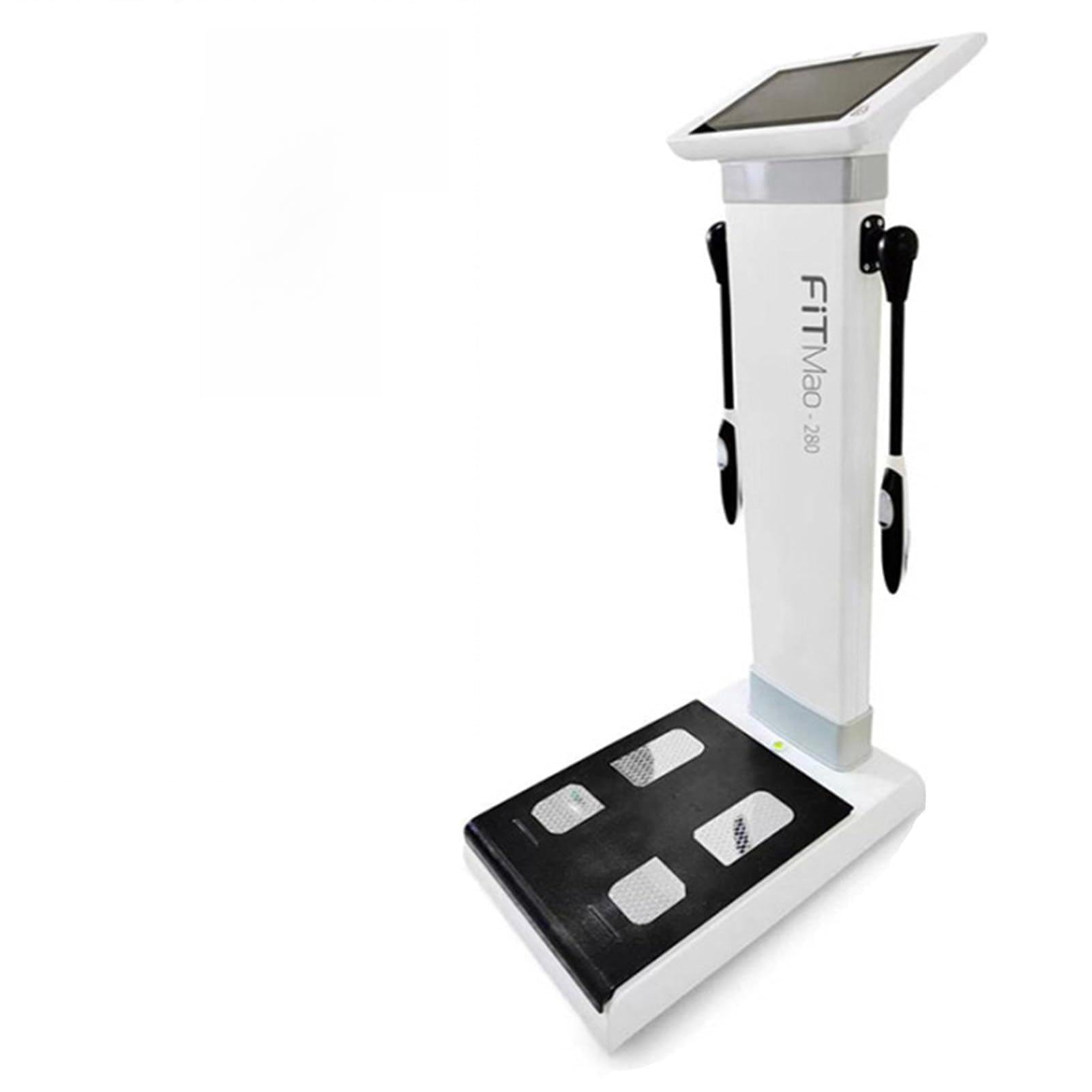 Báscula de grasa corporal de 10,1 pulgadas, HD, táctil, bioimpedancia, composición corporal, IMC, monitor de salud, con impresora.