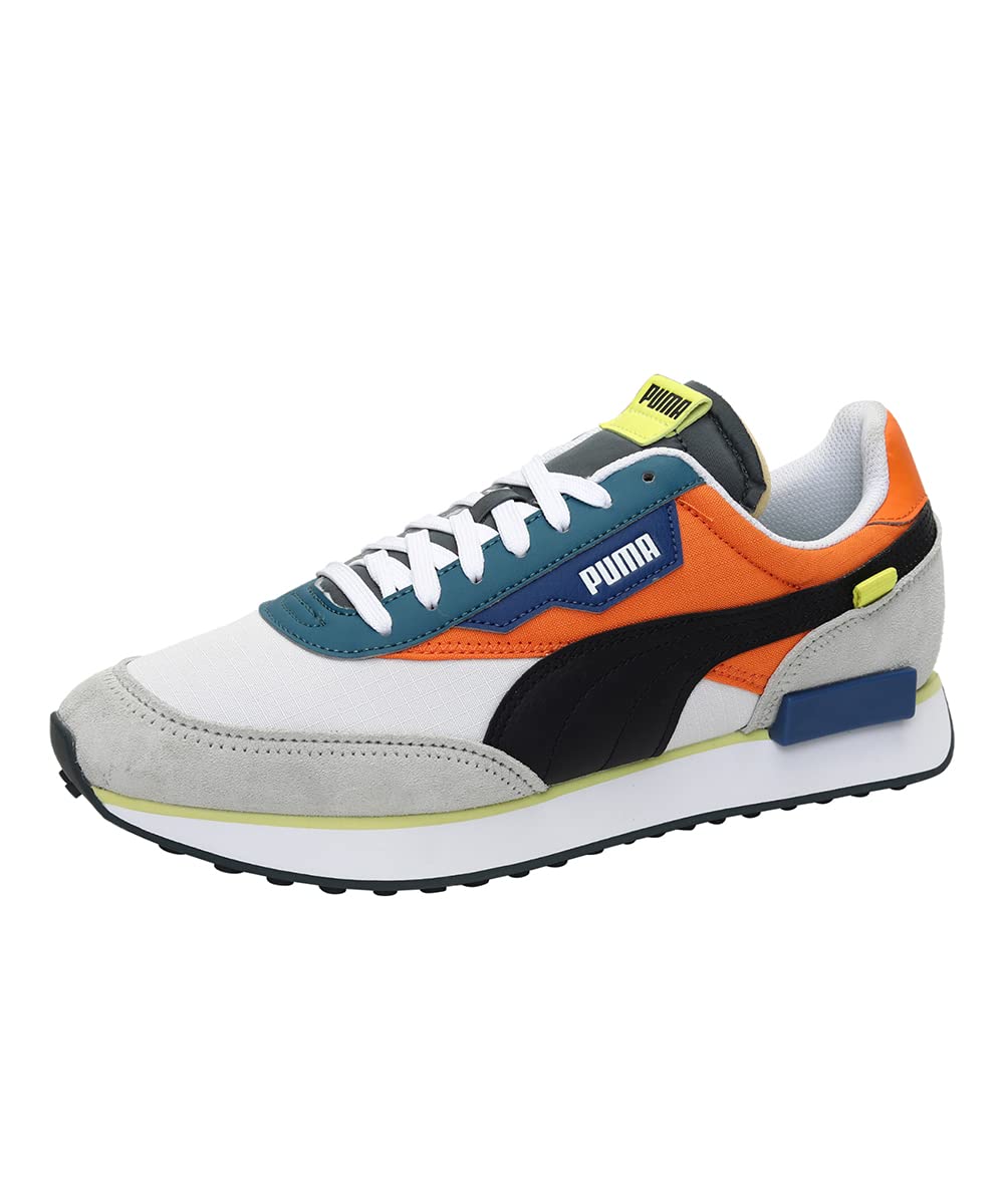 Puma Unisex Adult Future Rider Play ON White-Vibrant Orange-Harbor Mist SHOES-3UK (37114977) (B09NY8Z9VF) Amazon Price History, Amazon Price Tracker