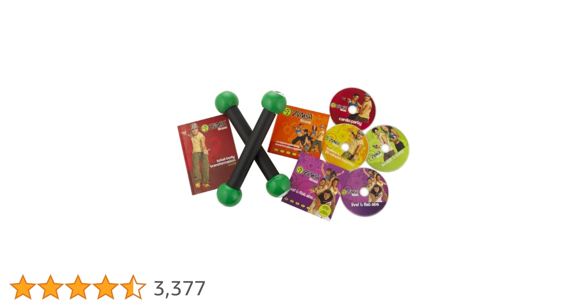 Zumba Fitness  DVD 3本とスティック2本セット　新品 Zumba Fitness DVD 3本とスティック2本セット 新品 Zumba