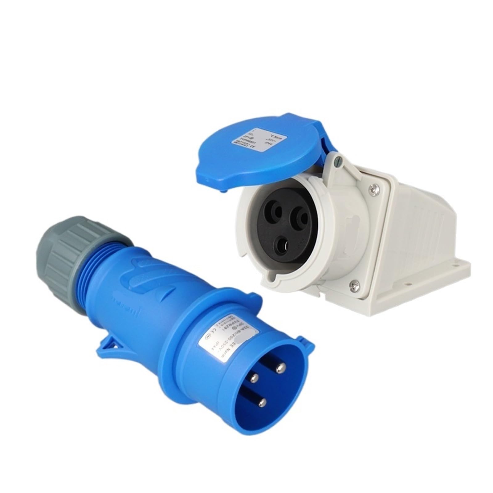 MUYTQAERG 3-core 32A Aviation Industry Plug and Socket Connector 281TYP231/2601/2801(Plug exposed socket)