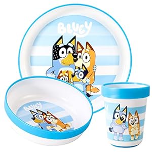 Zawadi Global Bluey 3-teiliges Kindergeschirr-Set