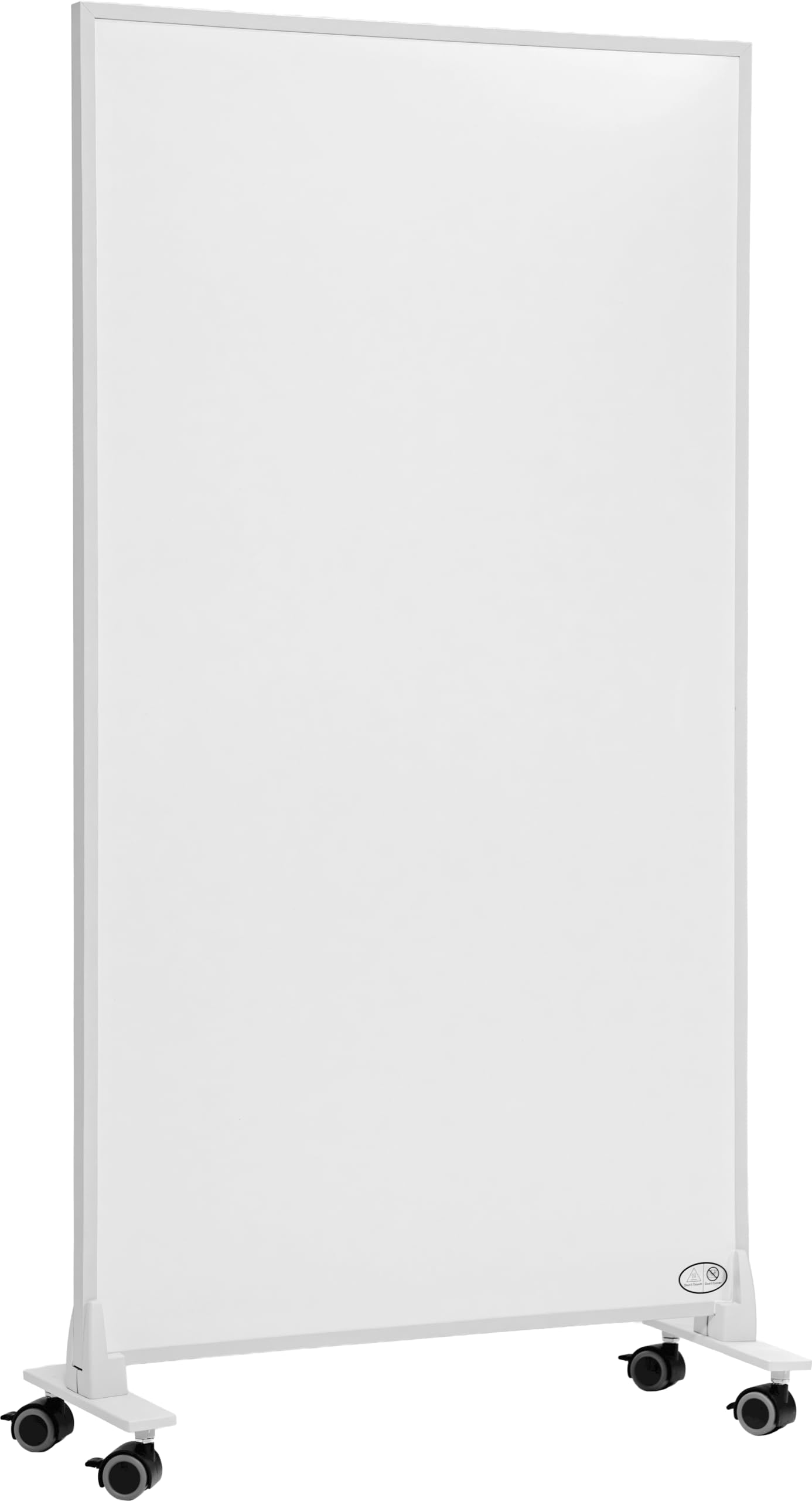 Riscaldatore a infrarossi Könighaus - 1200 watt - a basso consumo = riscalda in 2 minuti - con piedini e termostato - riscaldatore mobile - look piacevole con motivo: Bianco